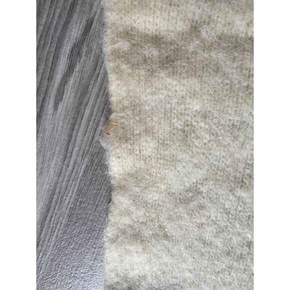 Vintage Hand-Knitted Wool & Mohair Striped Scarf - Picture 6 of 8